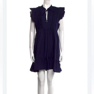 Caroline Constas Navy Mini Dress